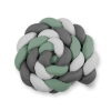 Letitetty reunapehmuste - Knot XXL pastellinvihreä-harmaa-antrasiitti