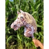 Keppihevonen - Hobby Horse Brown Leopard Beige Harja A3