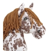 Keppihevonen - Hobby Horse A3 Brown Leopard Ruskea Harja
