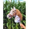 Keppihevonen - Hobby Horse A3 Brown Leopard Ruskea Harja