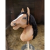 Keppihevonen - Hobby Horse Buckskin A3 Voikko Hevonen, Musta Harja