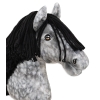 Keppihevonen - Hobby Horse A3 Dapple Gray Musta Harja