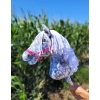 Keppihevonen - Hobby Horse A3 Dapple Gray Valkoinen Harja