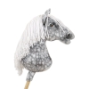 Keppihevonen - Hobby Horse A3 Dapple Gray Valkoinen Harja