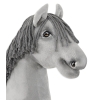 Keppihevonen - Hobby Horse A3 Harmaa Hevonen, Harmaa Harja