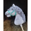 Keppihevonen - Hobby Horse A3 Harmaa Hevonen, Harmaa Harja