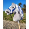 Keppihevonen - Hobby Horse A3 Harmaa Hevonen, Valkoinen Harja