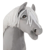 Keppihevonen - Hobby Horse A3 Harmaa Hevonen, Valkoinen Harja