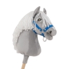 Keppihevonen - Hobby Horse A3 Harmaa Hevonen, Valkoinen Harja