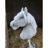 Keppihevonen - Hobby Horse A3 Harmaa Valkoinen Harja