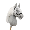 Keppihevonen - Hobby Horse A3 Harmaa Valkoinen Harja