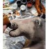 Keppihevonen - Hobby Horse A3 Hiirakko Hevonen, Musta Harja