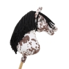 Keppihevonen hobby horse Leopard Black Musta Harja A3