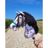 Keppihevonen hobby horse Leopard Black Musta Harja A3