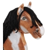 Keppihevonen - Hobby Horse A3 Tobiano Musta Harja