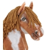 Keppihevonen - Hobby Horse A3 Tobiano Ruskea Harja