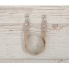 Ohjat Keppihevosen Riimuun Beige