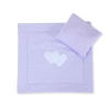 2-osainen petisetti vaunuihin - Hanging Hearts Violetti