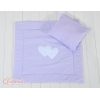 2-osainen petisetti vaunuihin - Hanging Hearts Violetti