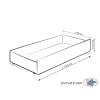 Glamour vauvan sänky 120x60cm STANDARD Glamour