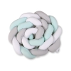 Letitetty reunapehmuste - Knot XXL Minttu Valkoinen Harmaa