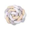 Letitetty reunapehmuste - Knot XXL Valkoinen Harmaa Beige