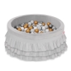 Pallomeri + pallot 200kpl Harmaa