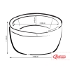 Pallomeri (+ pallot 200kpl) Keltainen