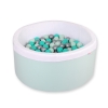 Pallomeri + pallot 200kpl Minttu