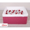 Pallomeri + pallot 200kpl Viininpunaiset