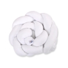 Pinnasängyn reunapehmuste - Knot 180cm Valkoinen Puuvilla