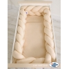 Pinnasängyn reunapehmuste - Knot XXL Beige