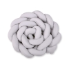 Pinnasängyn reunapehmuste - Knot XXL Harmaa