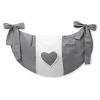 Pinnasänkyyn kiinnitettävä pussukka - Hanging Hearts Antrasiitti