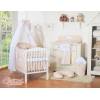 Katosverho pinnasänkyyn - Hanging Hearts  Beige Valkoisilla Pilkuilla Puuvilla