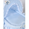 Retrotyylinen kehto pyörillä Sininen Victoria
