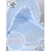 Retrotyylinen kehto pyörillä Sininen Victoria