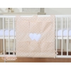 Säilytyslokerikko vauvan sänkyyn - Leijuvat sydämet Beige