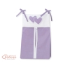 Säilytyspussi vaipoille - Hanging Hearts  Violetti