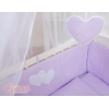 Sivusänky + patja + vuodevaatesetti - Pikkuprinssi / Pikkuprinsessa Violetti