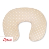 Vauvan imetystyyny - Hanging Hearts Beige Valkoisilla Pilkuilla