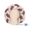 Vauvan leikkimatto + reunapehmuste (2in1) Beige Antrasiitti Pastellinvaaleanpunainen