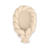 Beige  Vauvan pesä palmikko letti + reunapehmuste