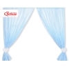 Vauvan verhot - Hanging Hearts Sininen Raidat