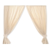 Verhot vauvan huoneeseen - Hanging Hearts Beige Valkoisilla Pilkuilla