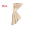 Verhot vauvan huoneeseen - Hanging Hearts Beige Valkoisilla Pilkuilla