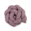 Pinnasängyn reunapehmuste - Knot 180cm pastellinvioletti