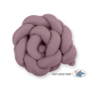 Pinnasängyn reunapehmuste - Knot 180cm pastellinvioletti