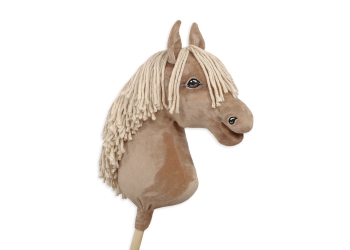 Hobby Horse palomino, pitkä vaalea harja valkoinen piirto