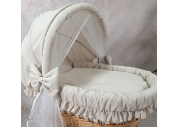 käytetyn suuren pajukorin uudet tekstiilit Beige
